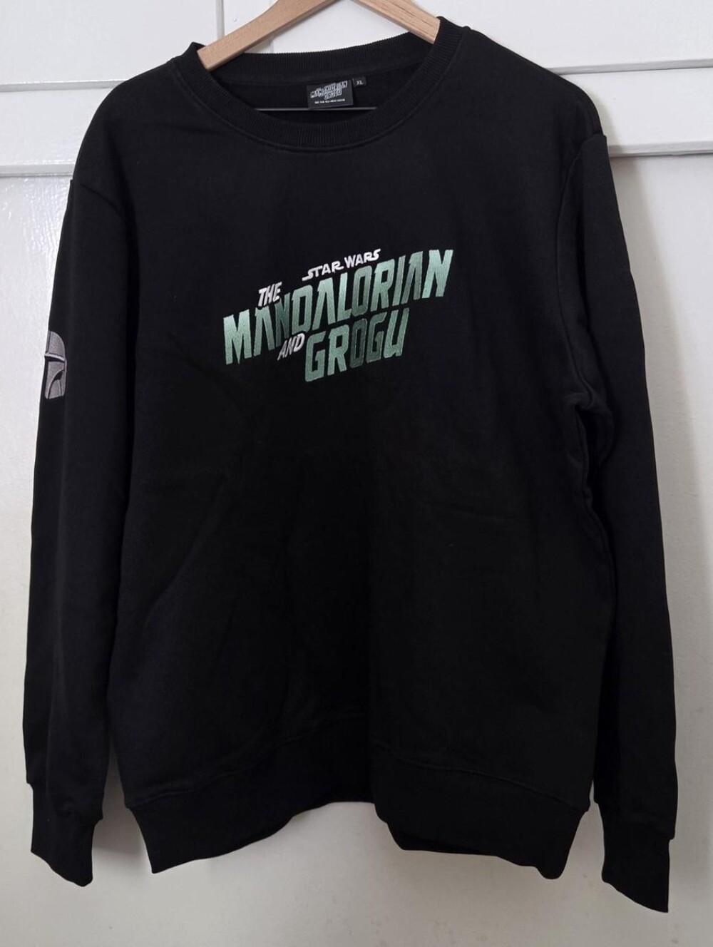 Mandalorian and Grogu black sweatshirt